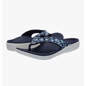 Spenco Orthotic Arch Support Women’s non slip floral sandals memory foam NWT 11